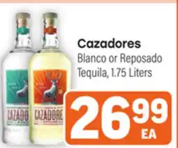 Tony’s Fresh Market Cazadores Blanco or Reposado Tequila offer