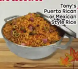 Tony’s Fresh Market Tony's Puerto Rican or Mexican Style Rice offer
