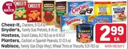 Tony’s Fresh Market Cheez-It, Snyder's, Hostess, Planters, Nabisco offer