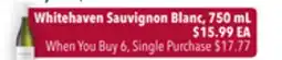 Tony’s Fresh Market Whitehaven Sauvignon Blanc offer