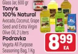 Tony’s Fresh Market Ferrero or Tony's or Podravka offer