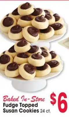 Jewel-Osco Fudge Topped Susan Cookies offer