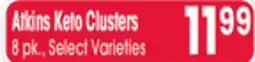 Jewel-Osco Atkins Keto Clusters offer