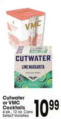 Jewel-Osco Cutwater or VMC Cocktails offer
