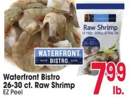 Jewel-Osco Waterfront Bistro 26-30 ct. Raw Shrimp offer