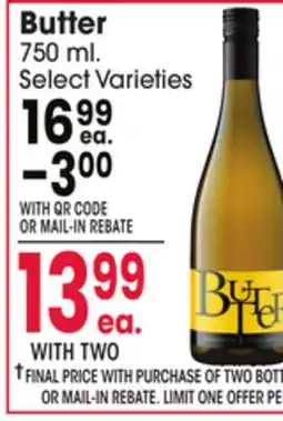 Jewel-Osco Butter offer