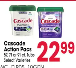 Jewel-Osco Cascade Action Pacs offer