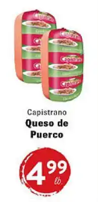 Rio Valley Market Capistrano Queso de Puerco offer