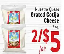Rio Valley Market Nuestro Queso Grated Cotija Cheese offer