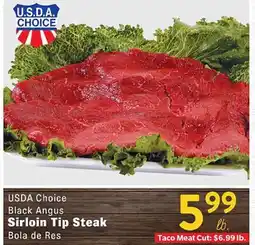 Rio Valley Market USDA Choice Black Angus Sirloin Tip Steak offer
