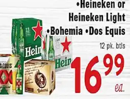 Rio Valley Market Heineken or Heineken Light • Bohemia • Dos Equis offer