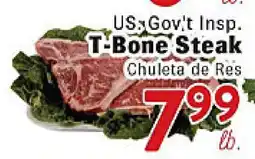 Rio Valley Market US Gov't Insp. T-Bone Steak offer