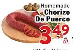 Rio Valley Market Homemade Chorizo De Puero offer
