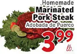 Rio Valley Market Homemade Marinated Pork Steak offer