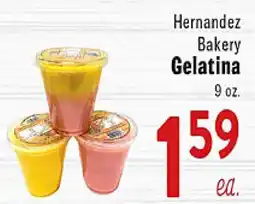 Rio Valley Market Hernandez Bakery Gelatina offer