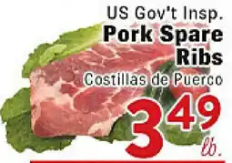 Rio Valley Market US Gov't Insp. Pork Spare Ribs offer