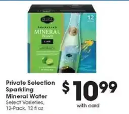Kroger Private Selection Sparkling Mineral Water offer