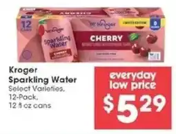 Kroger Kroger sparkling water offer