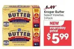 Kroger Kroger butter offer