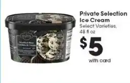 Kroger Private Selection Ice Cream offer
