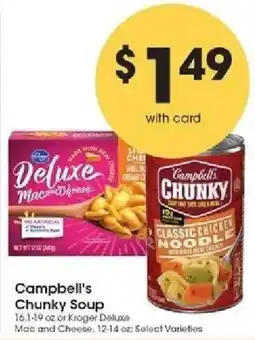 Kroger Campbell's Chunky Soup offer