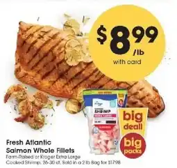 Kroger Kroger fresh atlantic salmon whole fillets offer