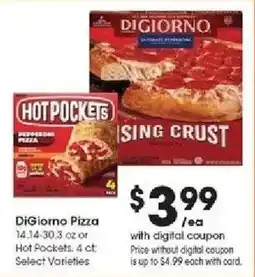 Kroger DiGiorno Pizza offer