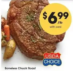 Kroger Boneless Chuck Roast offer