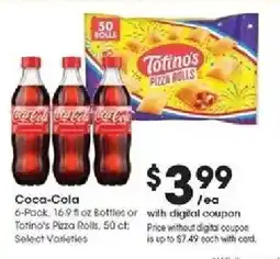 Kroger Coca-Cola Totino's Pizza Rolls offer