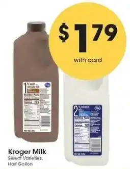 Kroger Kroger Milk offer
