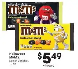 Kroger Halloween M&M's offer
