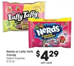 Kroger Nerds or Laffy Taffy Candy offer