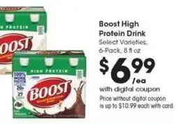 Kroger Boost High Protein Drink offer