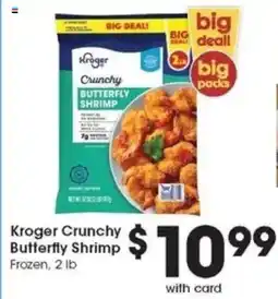Kroger Kroger crunchy butterfly shrimp offer
