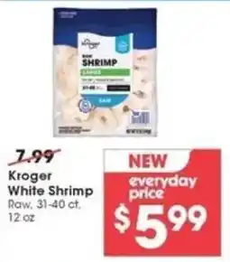 Kroger Kroger white shrimp offer