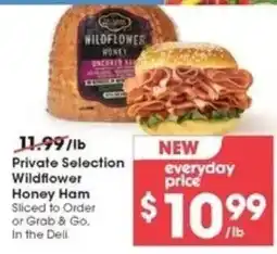 Kroger Private Selection Wildflower Honey Ham offer