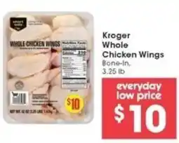 Kroger Kroger whole chicken wings offer