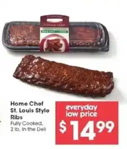 Kroger Home Chef St. Louis Style Ribs offer