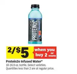 Meijer Protein2o Infused Water offer