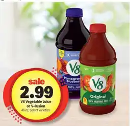 Meijer V8 Vegetable Juice or V-Fusion offer