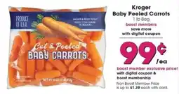 Kroger Kroger baby peeled carrots offer