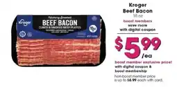 Kroger Kroger beef bacon offer
