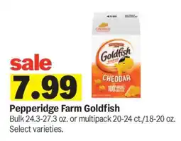 Meijer Pepperidge Farm Goldfish offer