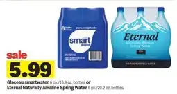 Meijer Glaceau smartwater or Eternal Naturally Alkaline Spring Water offer