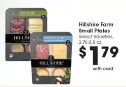 Kroger Hillshire Farm Small Plates offer