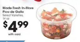 Kroger Made Fresh In-Store Pico de Gallo offer