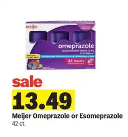 Meijer Meijer Omeprazole or Esomeprazole offer