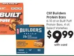 Kroger Clif Builders Protein Bars offer