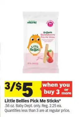 Meijer Little Bellies Pick Me Sticks offer