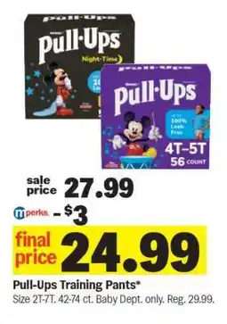 Meijer Pull-Ups Training Pants offer
